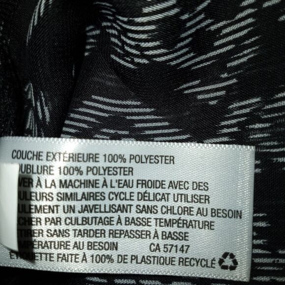 XHILARATION XS BLACK & CREAM ROMPER EUC - Picture 7 of 7